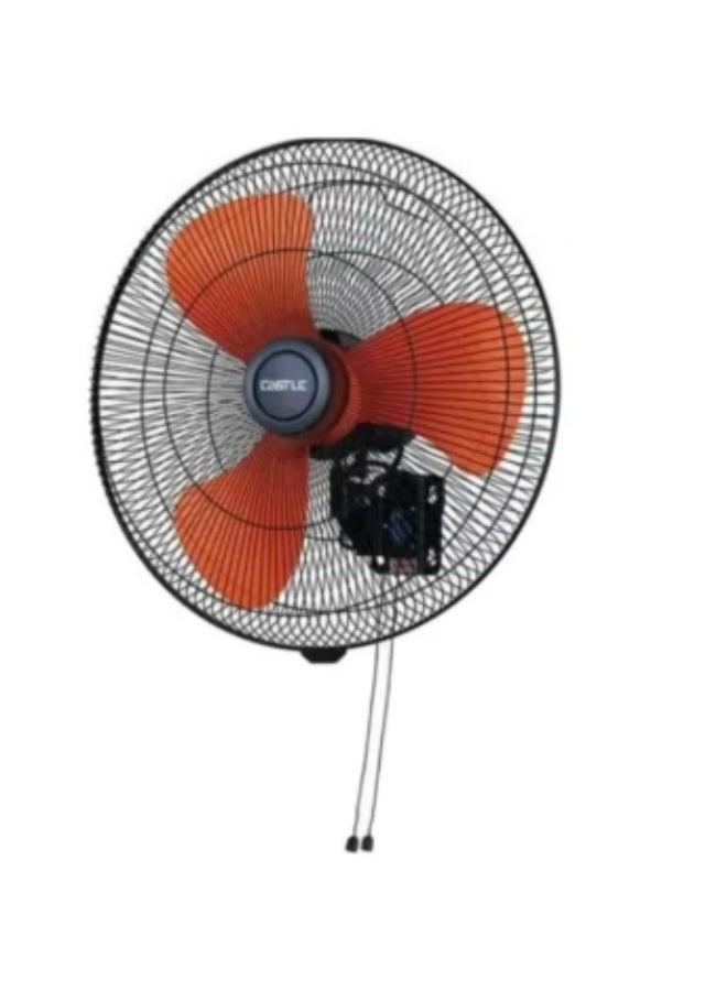 مروحة حائط كاسيل 20 بوصة - اسود برتقالي FAW1020